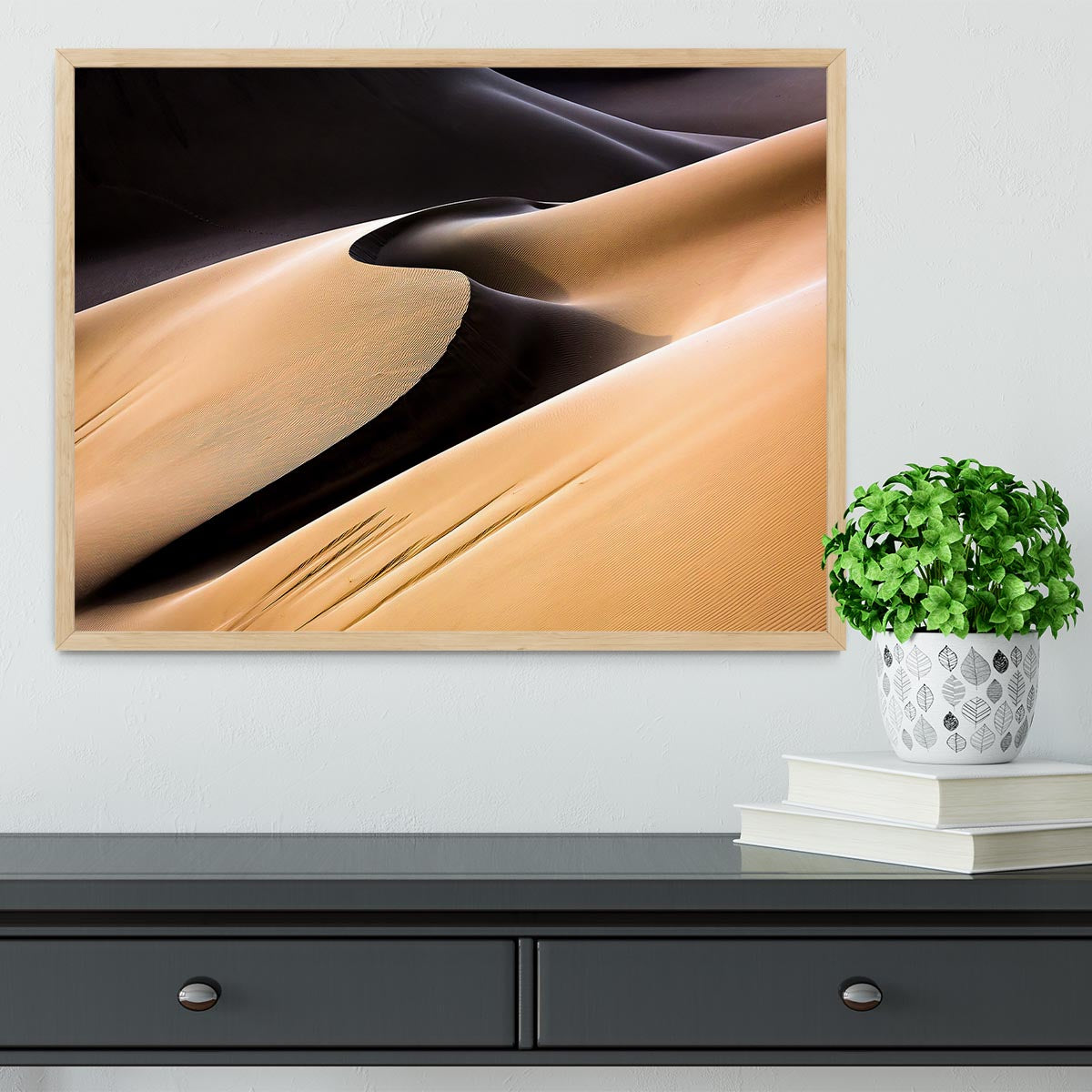 Desert Sand Framed Print - Canvas Art Rocks - 4