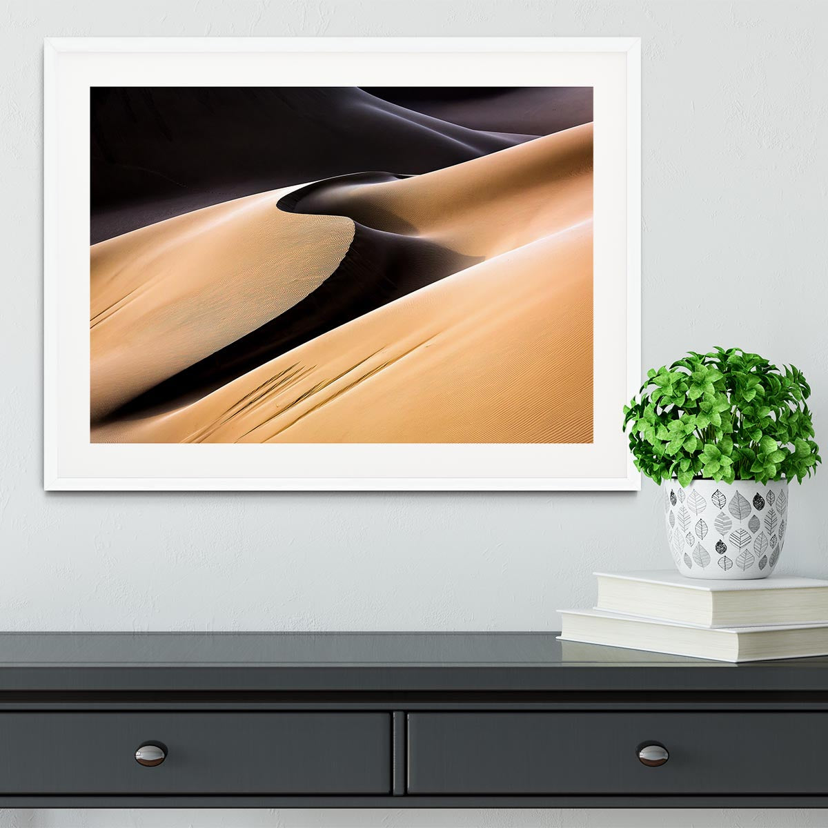 Desert Sand Framed Print - Canvas Art Rocks - 5