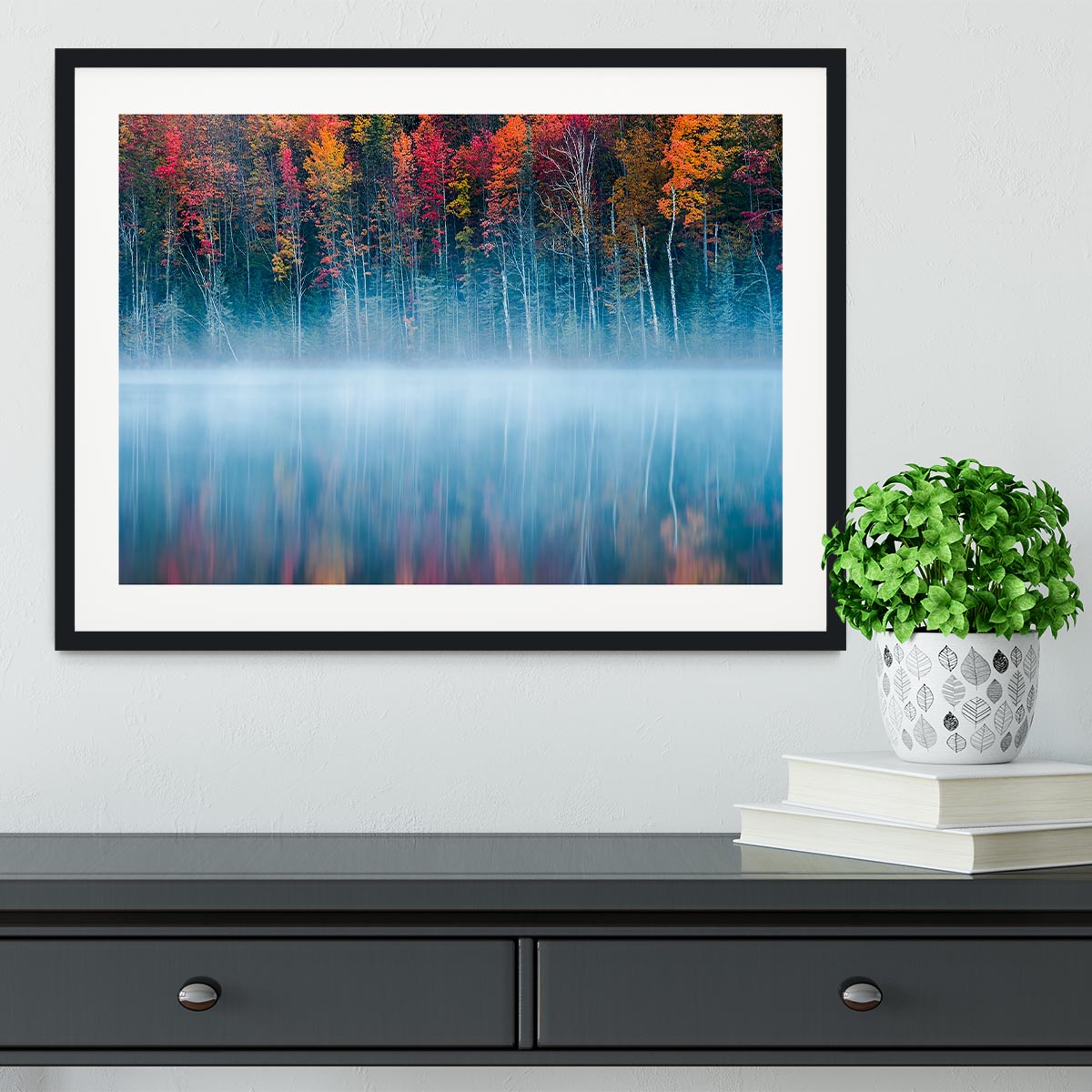 Morning Reflection Framed Print - Canvas Art Rocks - 1