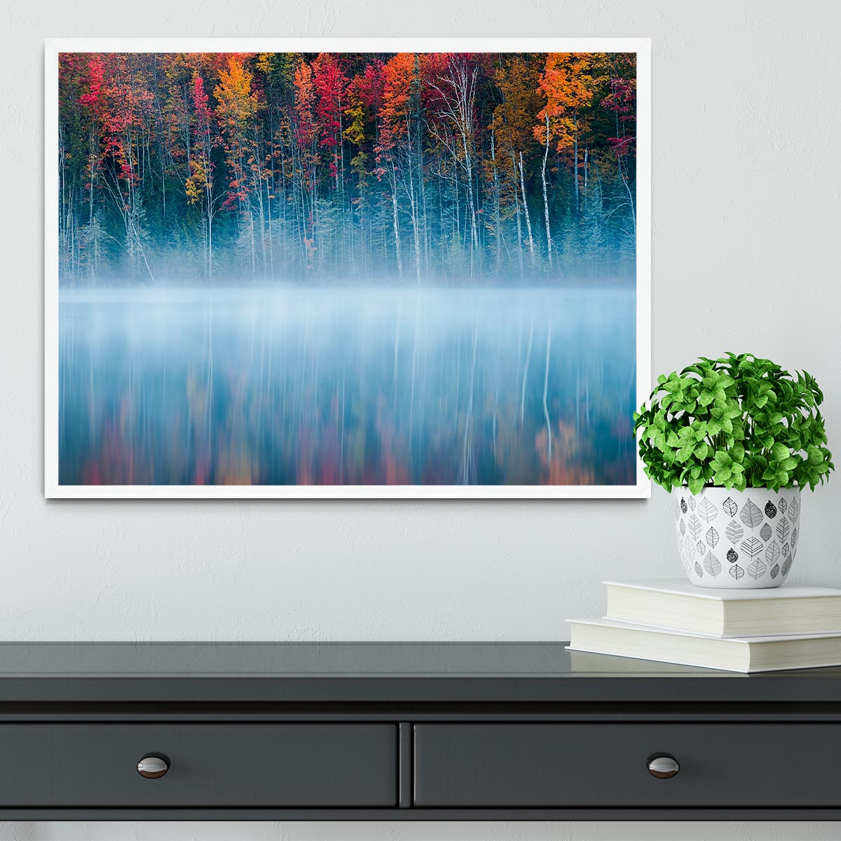 Morning Reflection Framed Print - Canvas Art Rocks -6