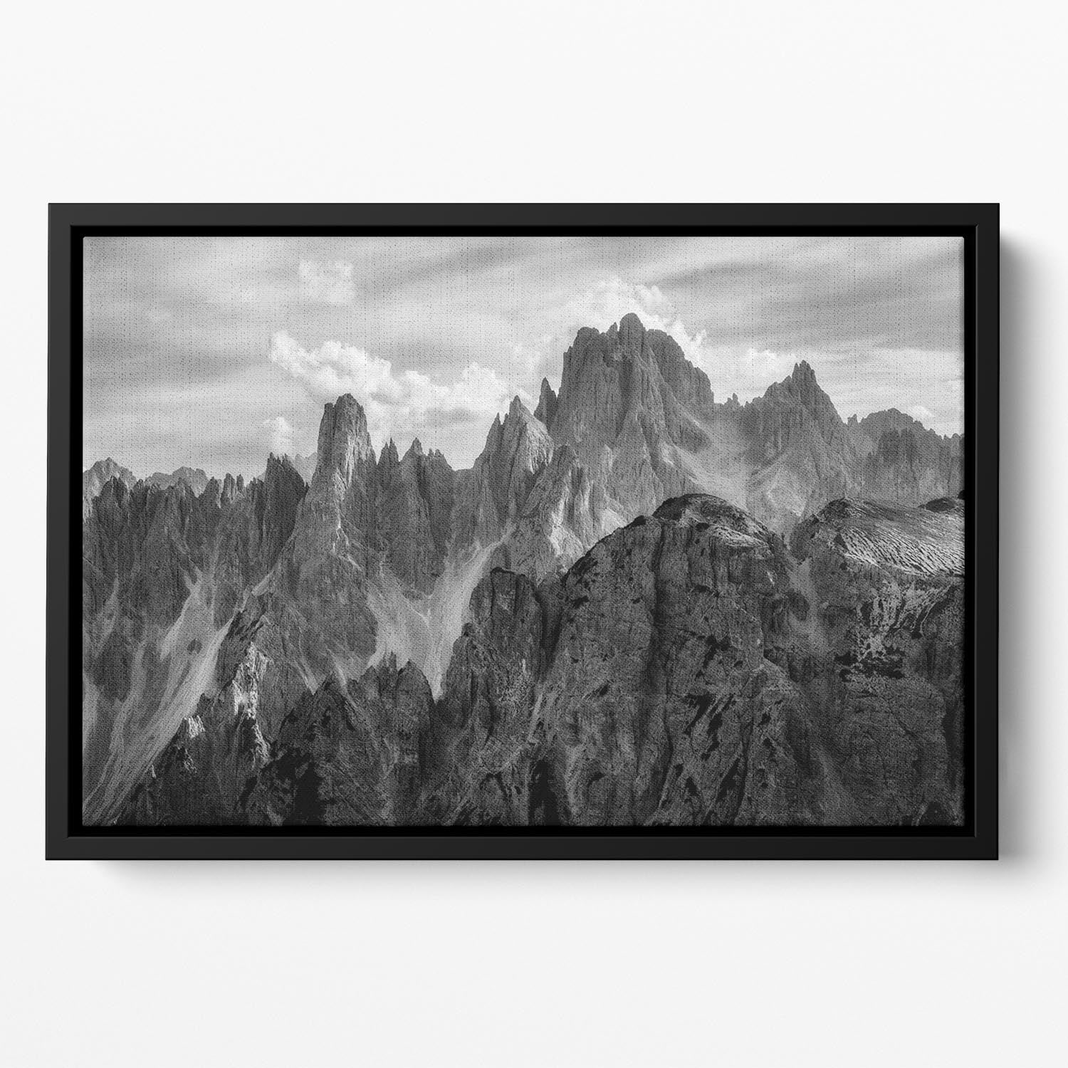 The Peaks Floating Framed Canvas - Canvas Art Rocks - 2