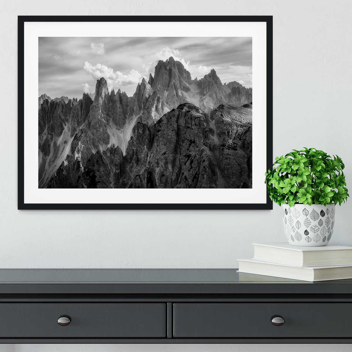 The Peaks Framed Print - Canvas Art Rocks - 1