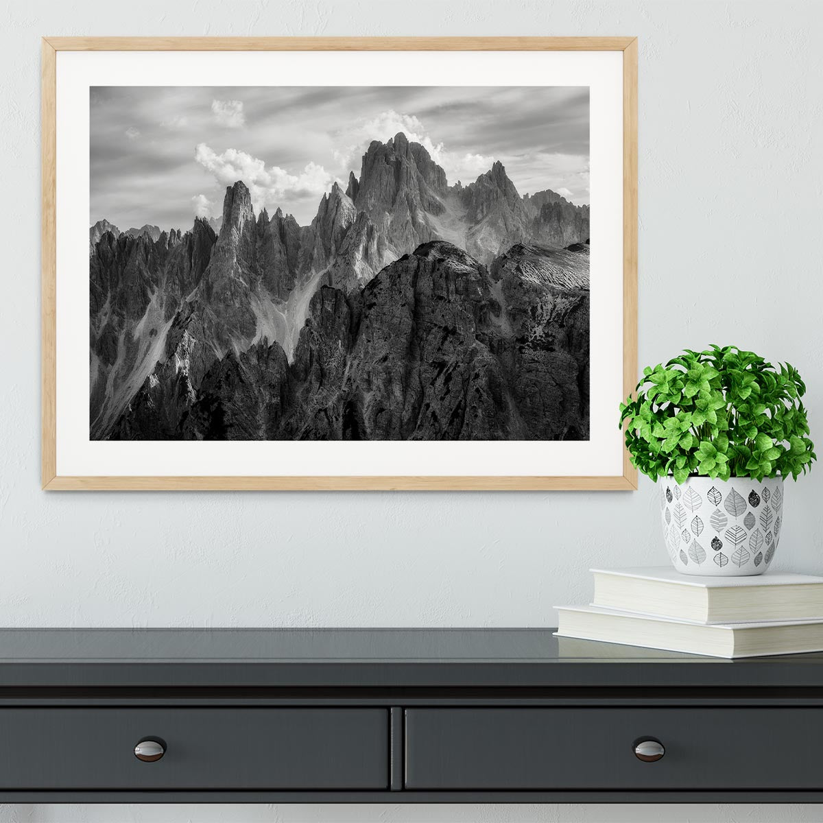 The Peaks Framed Print - Canvas Art Rocks - 3