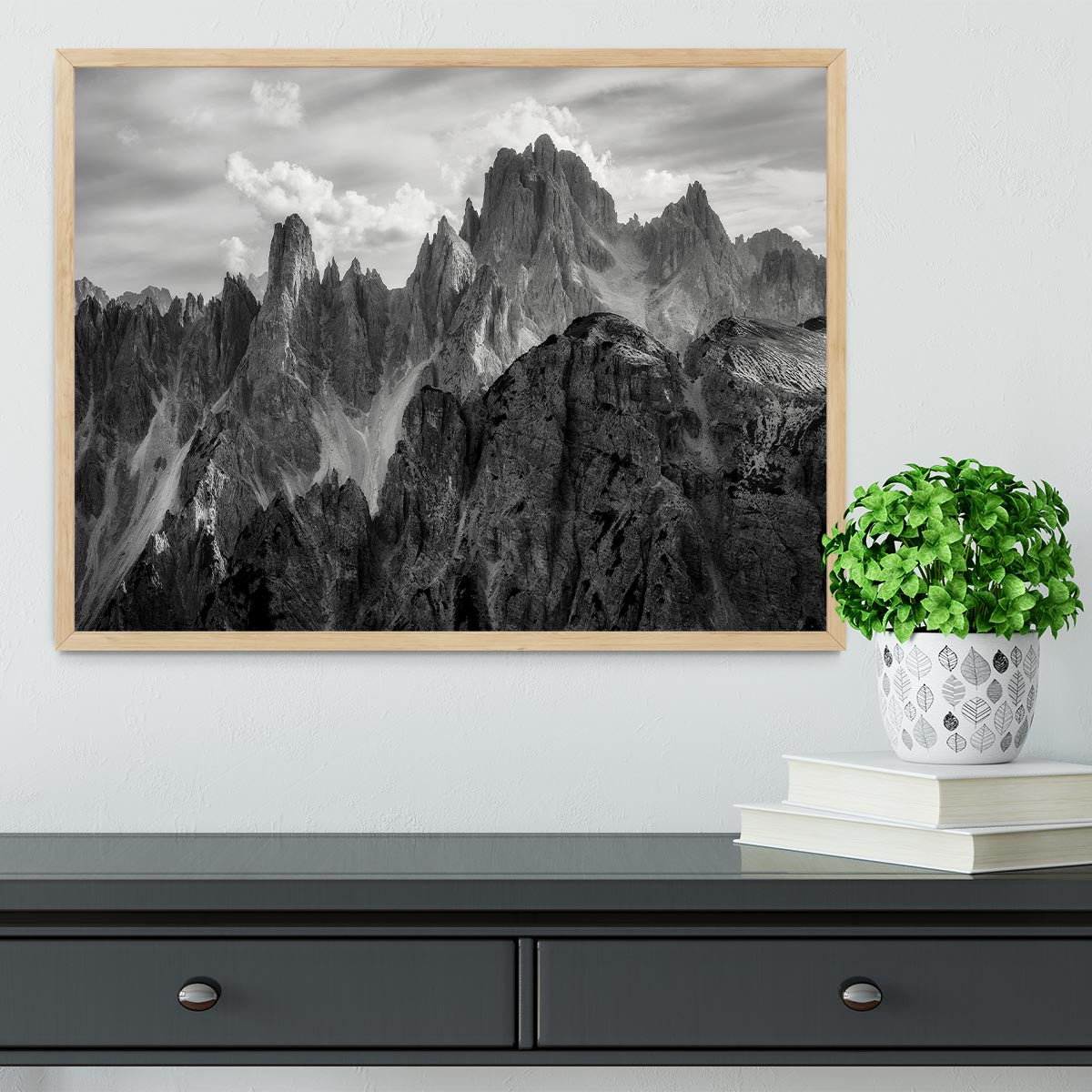 The Peaks Framed Print - Canvas Art Rocks - 4