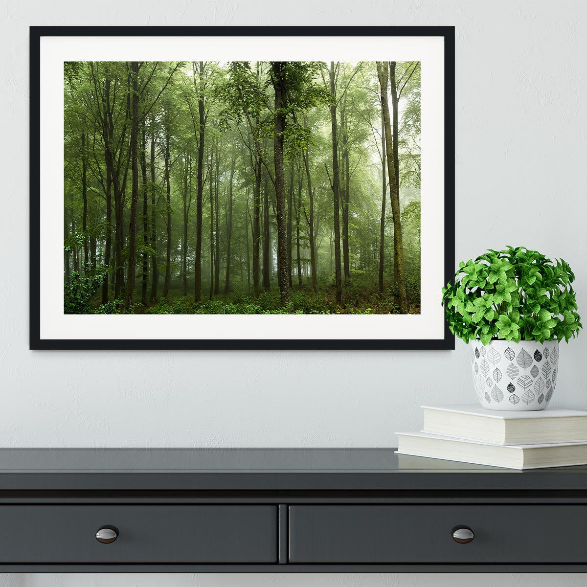 Forest Framed Print - Canvas Art Rocks - 1