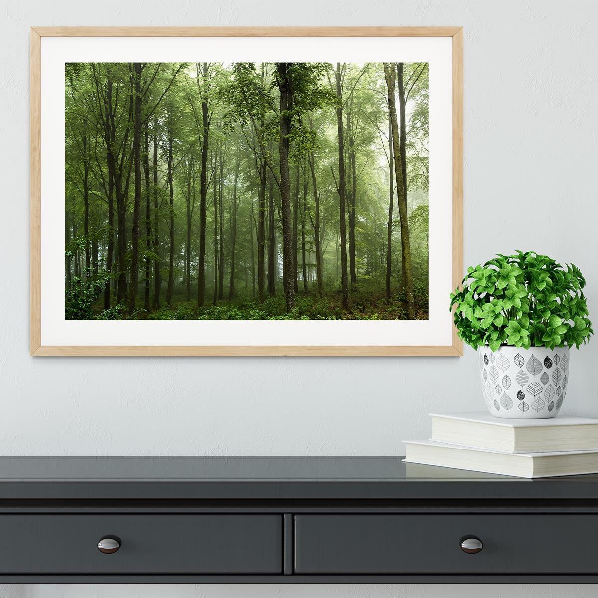 Forest Framed Print - Canvas Art Rocks - 3