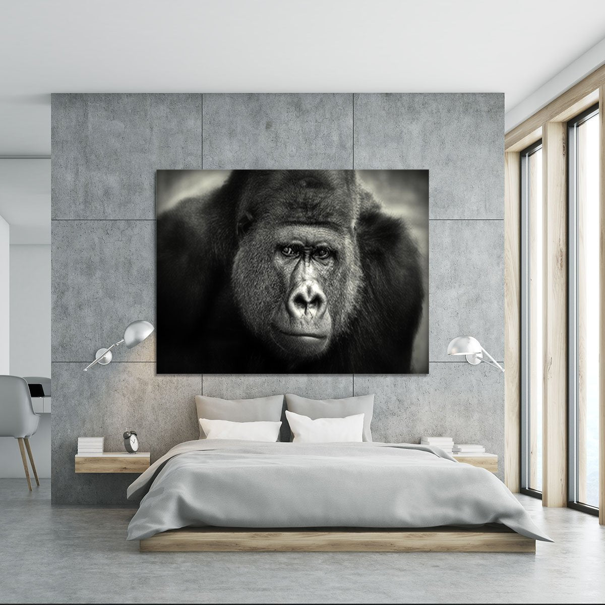 Gorilla Canvas Print or Poster - Canvas Art Rocks - 5