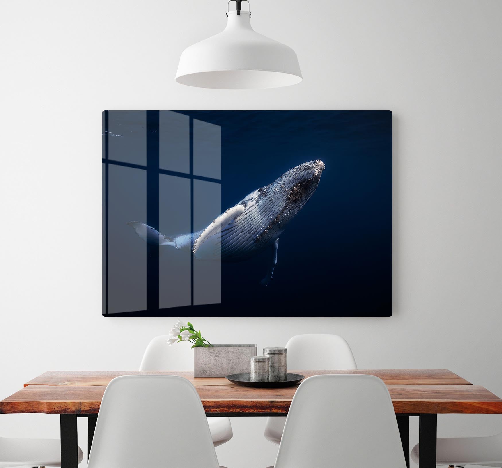 Humpback Whale HD Metal Print - Canvas Art Rocks - 2