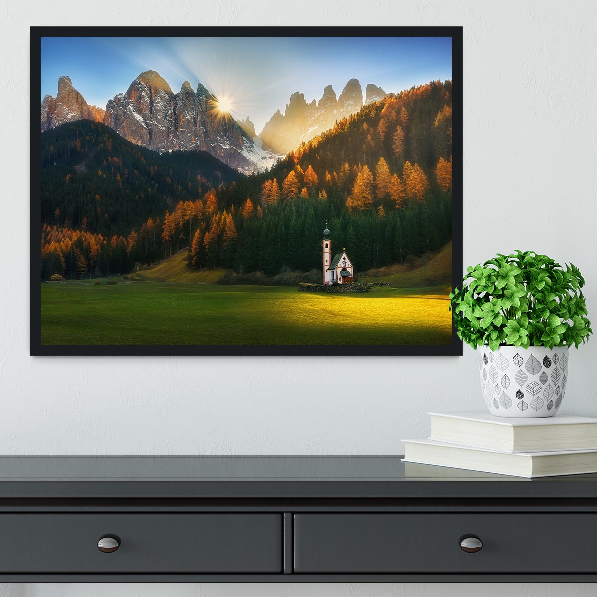 Santa Maddalena Framed Print - Canvas Art Rocks - 2