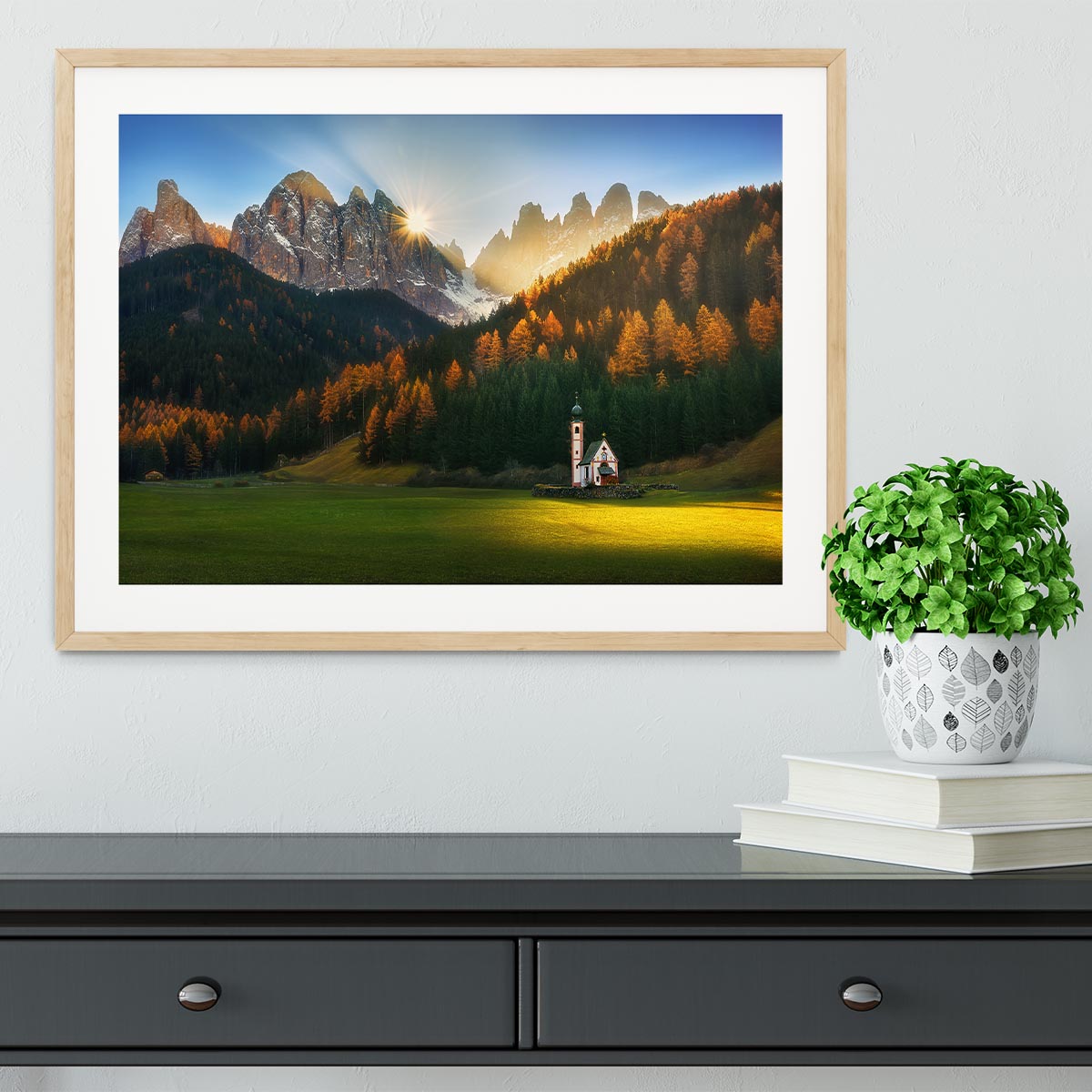 Santa Maddalena Framed Print - Canvas Art Rocks - 3