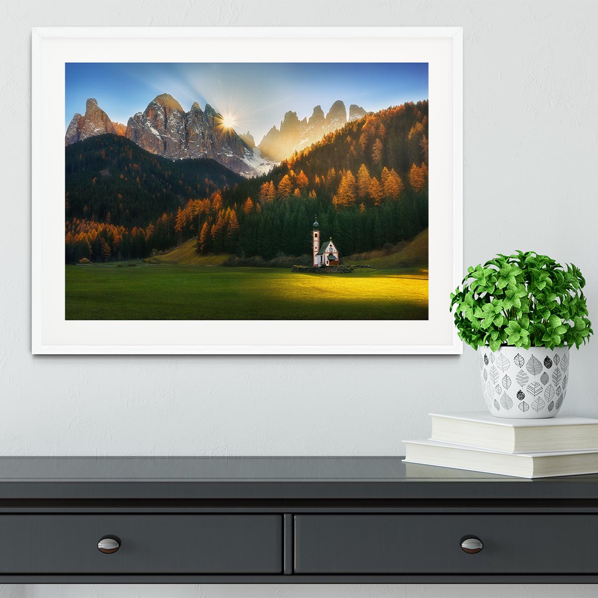 Santa Maddalena Framed Print - Canvas Art Rocks - 5