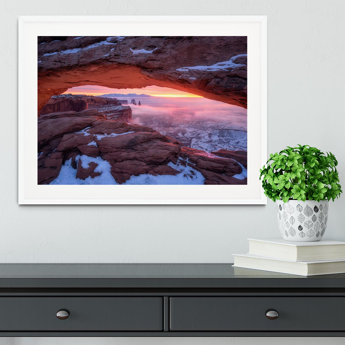 The Moment Right Before Sunrise Framed Print - Canvas Art Rocks - 5