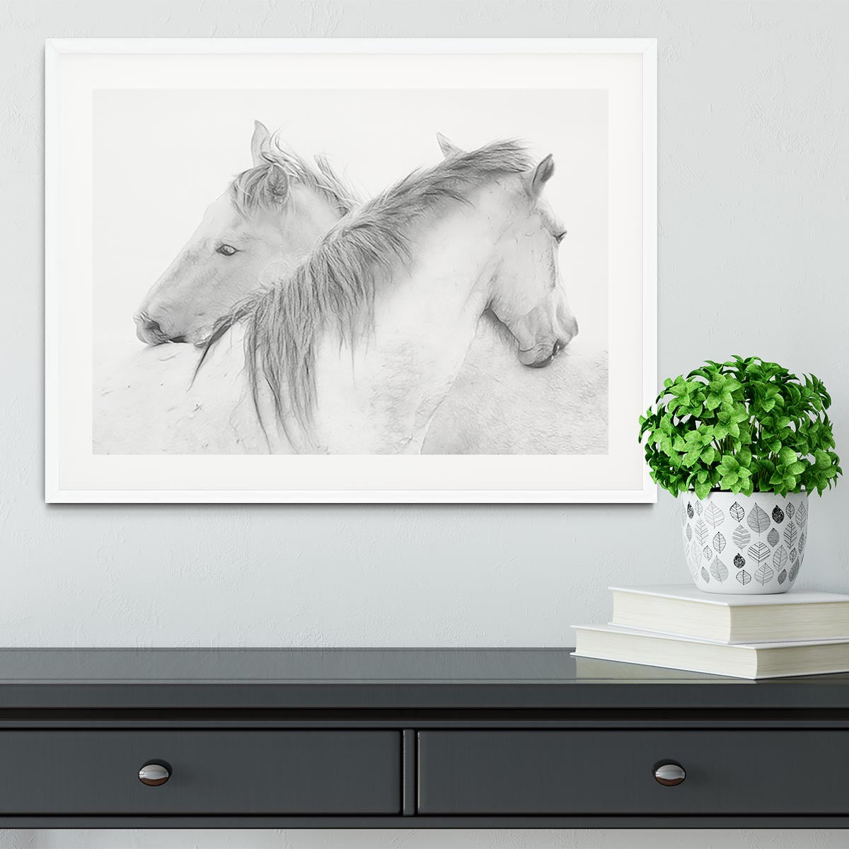 Horses Framed Print - Canvas Art Rocks - 5