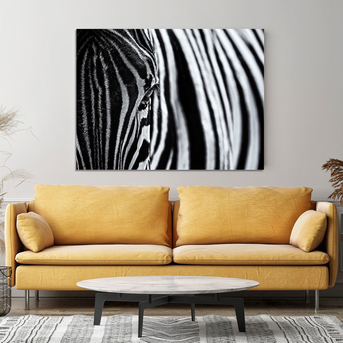 Zebra Close Up Canvas Print or Poster - Canvas Art Rocks - 4
