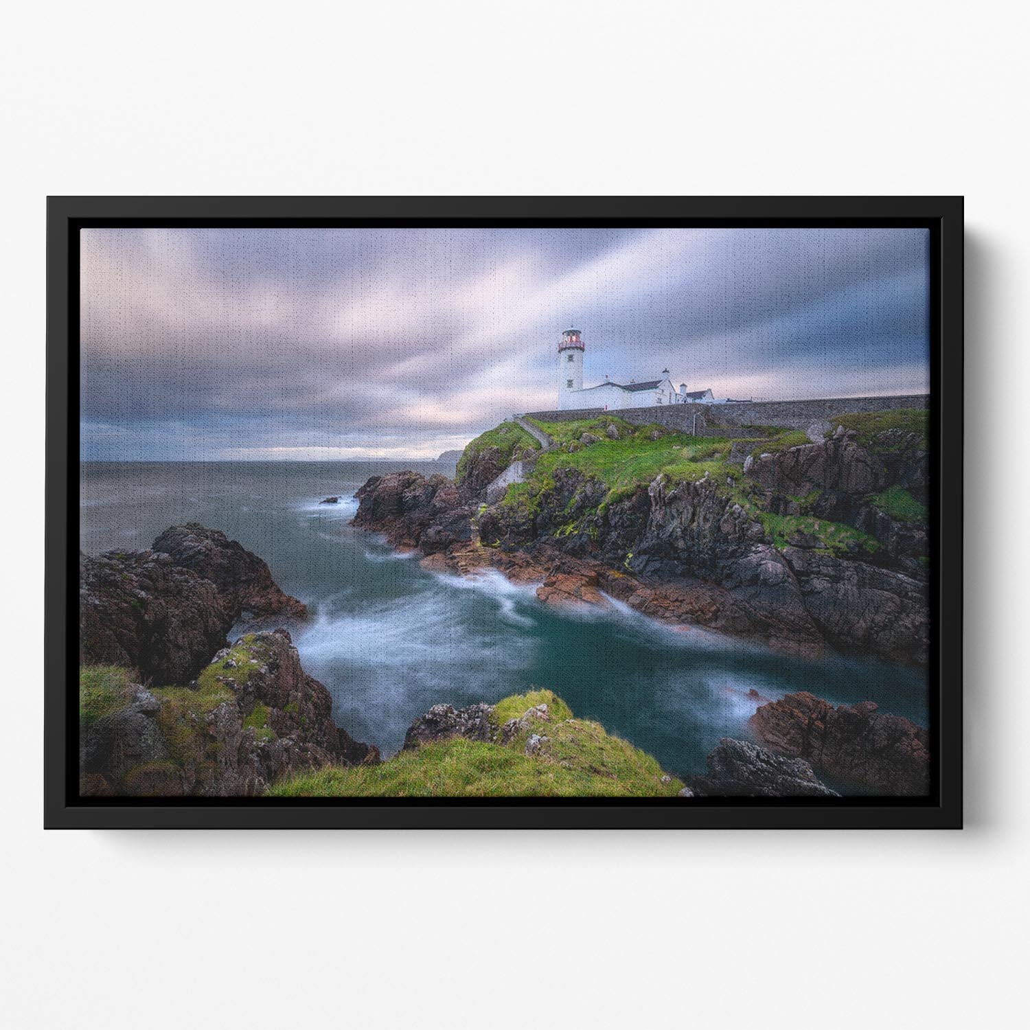 Fanad Head Lighthouse Floating Framed Canvas - Canvas Art Rocks - 2