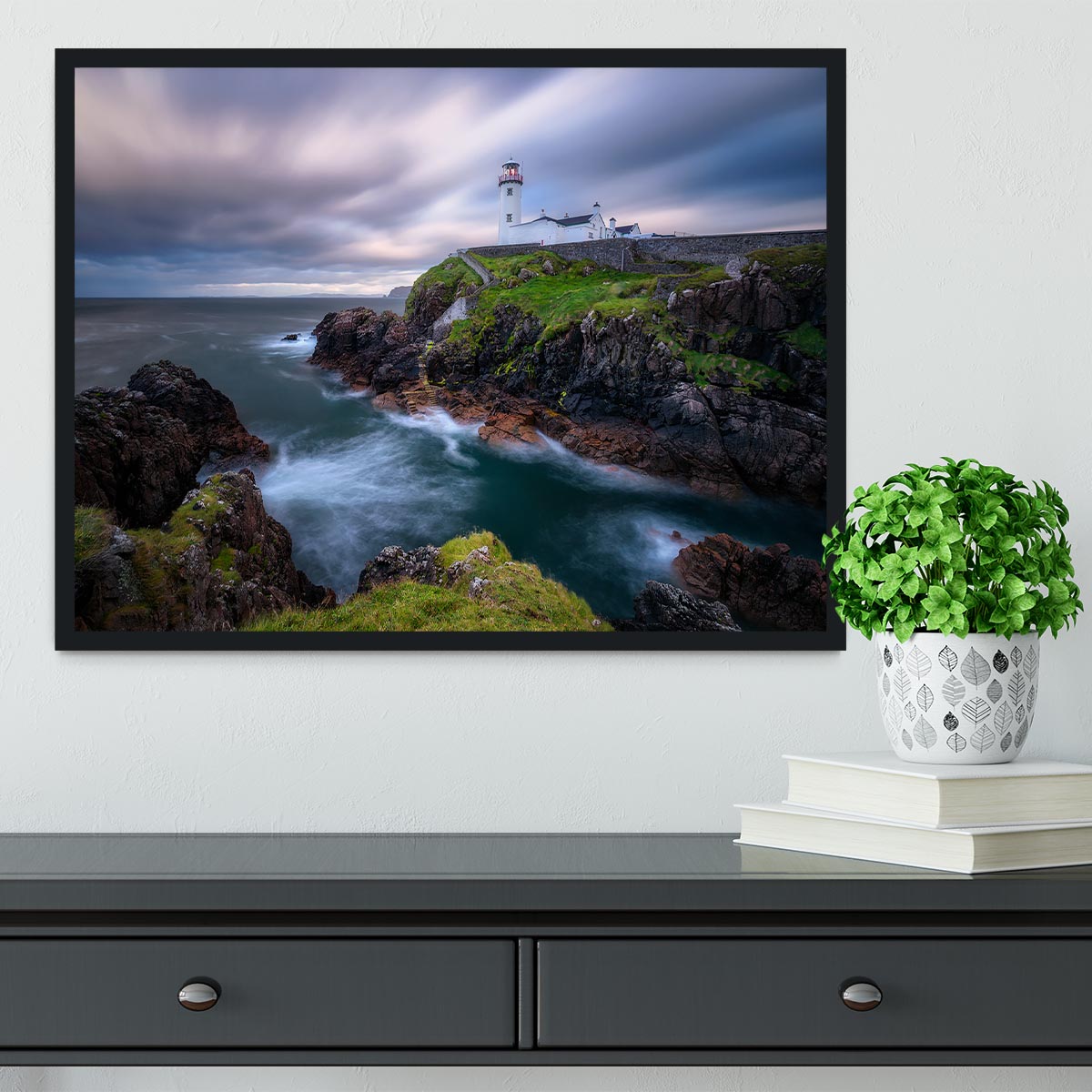 Fanad Head Lighthouse Framed Print - Canvas Art Rocks - 2