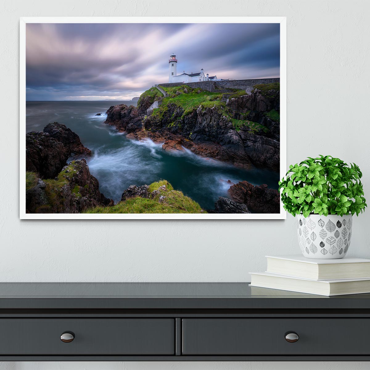 Fanad Head Lighthouse Framed Print - Canvas Art Rocks -6