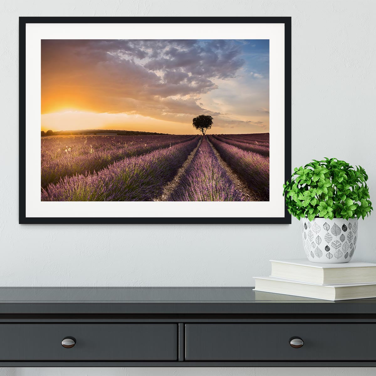 Destination Lavender Framed Print - Canvas Art Rocks - 1