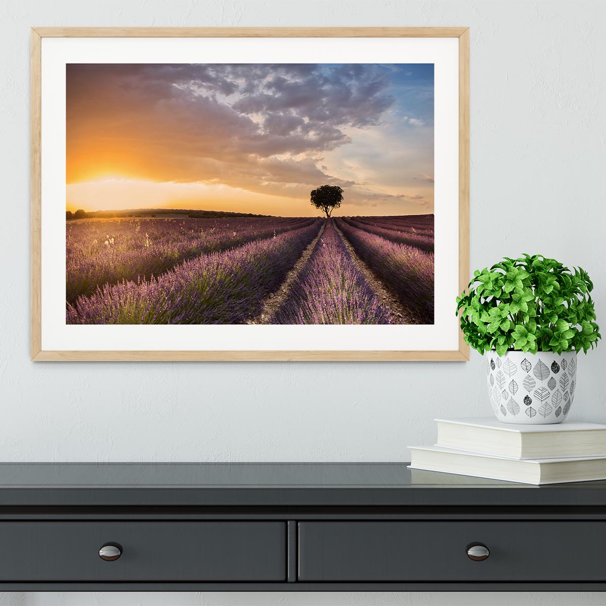 Destination Lavender Framed Print - Canvas Art Rocks - 3