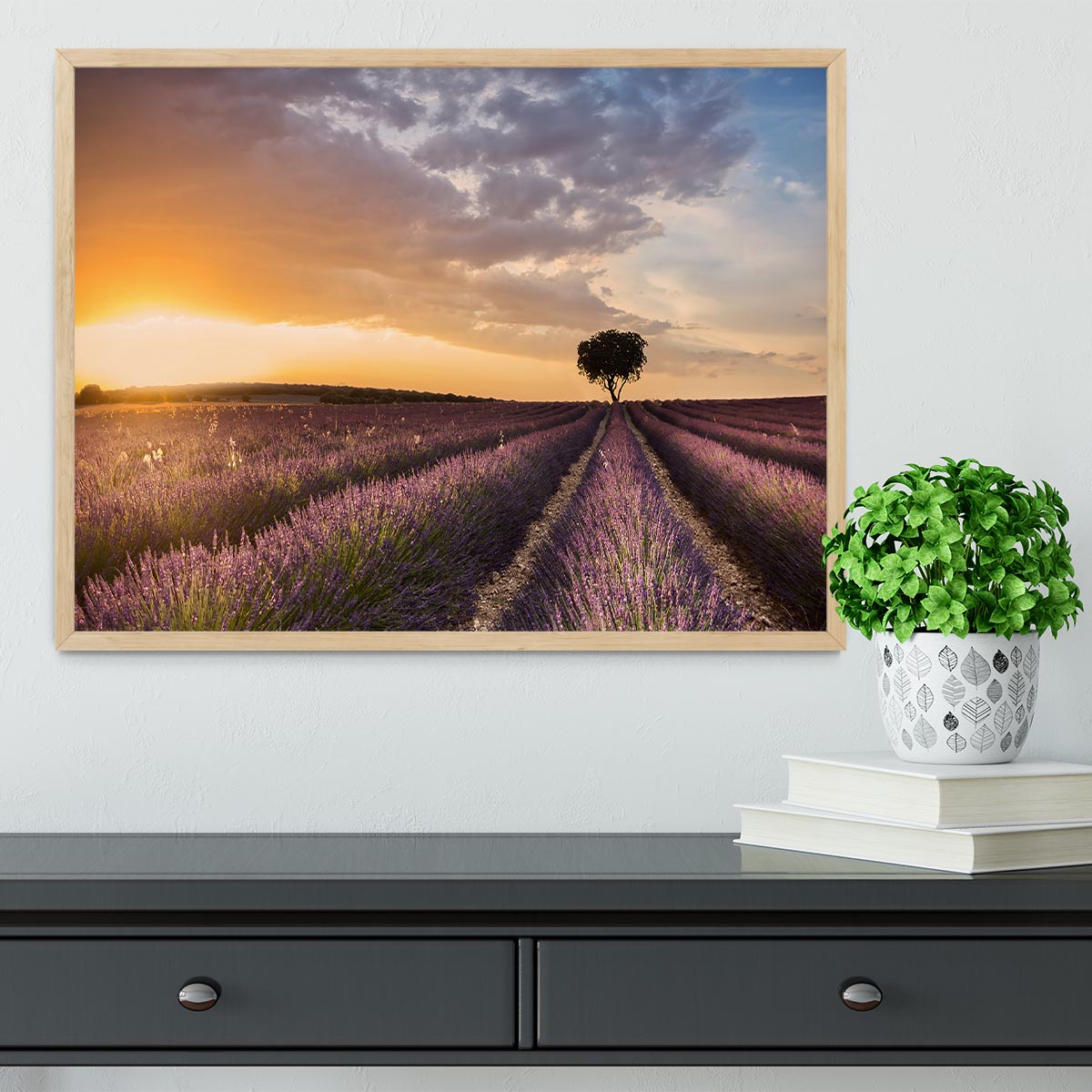 Destination Lavender Framed Print - Canvas Art Rocks - 4