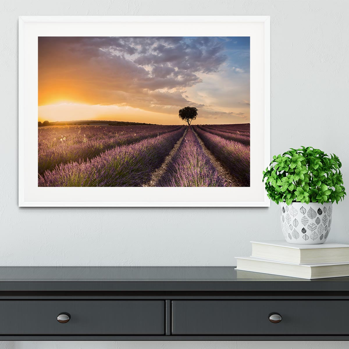 Destination Lavender Framed Print - Canvas Art Rocks - 5