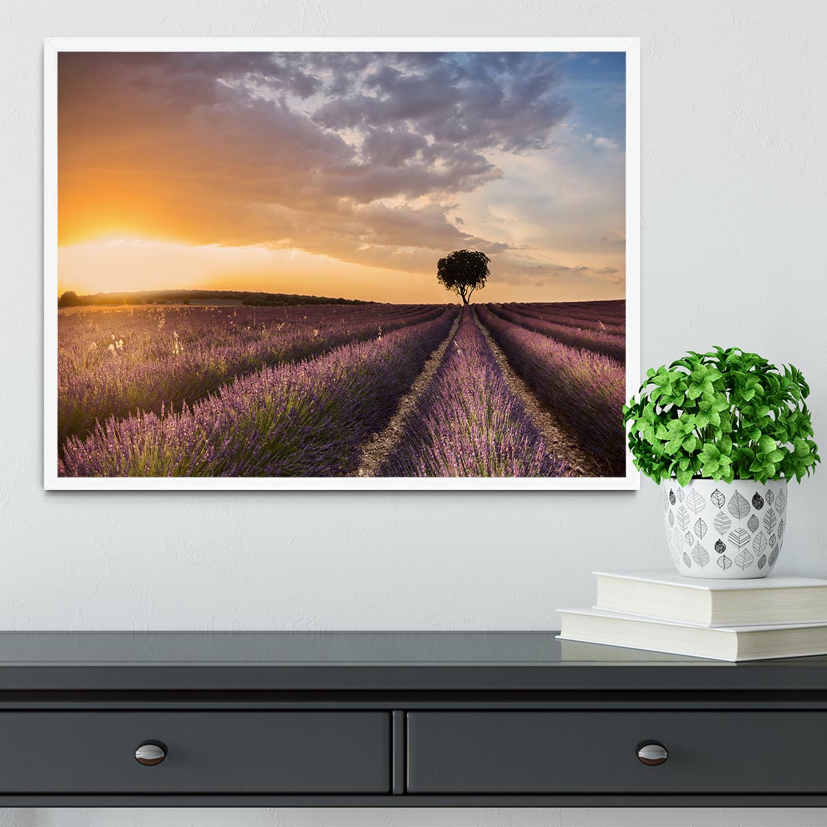 Destination Lavender Framed Print - Canvas Art Rocks -6