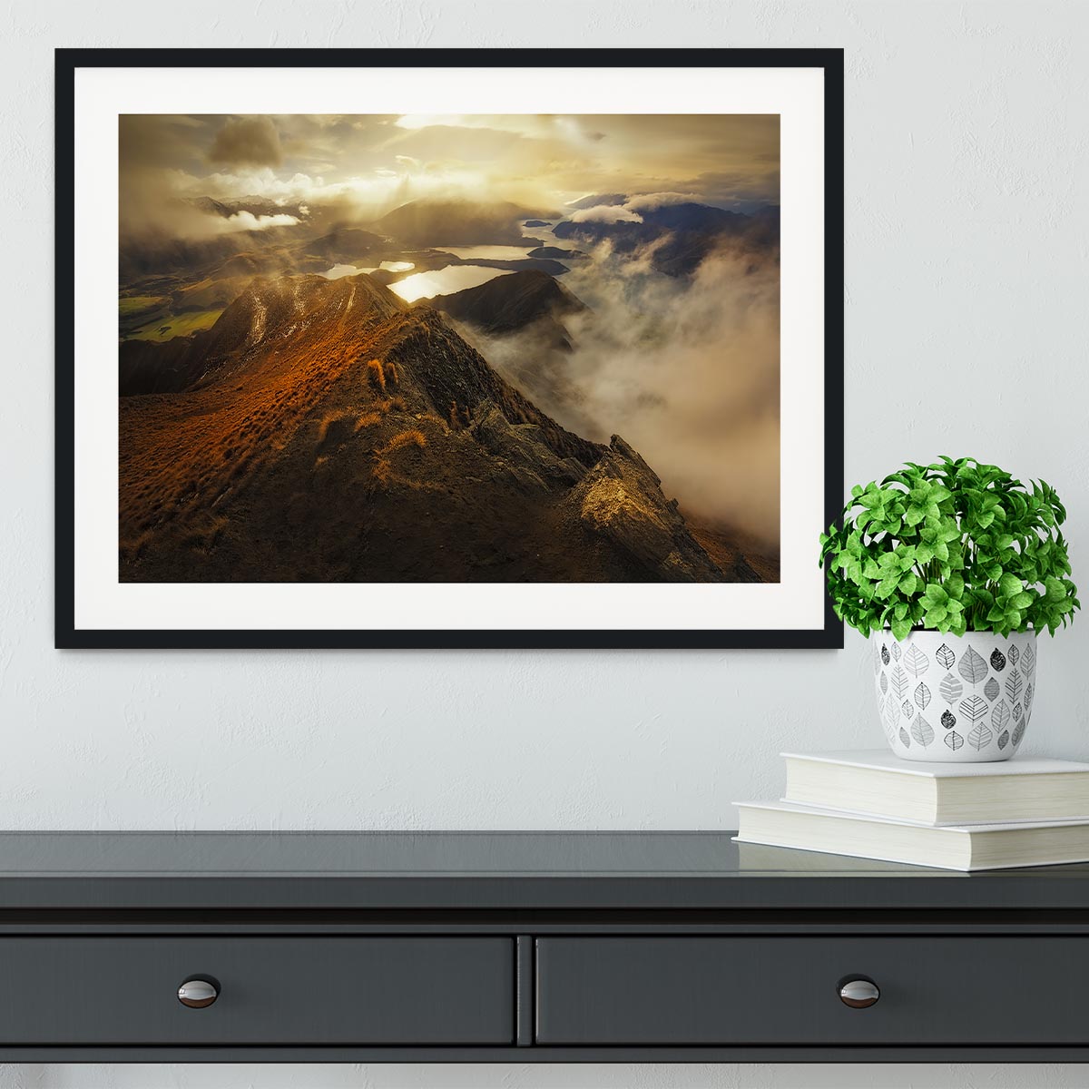 Roy's Peak Framed Print - Canvas Art Rocks - 1