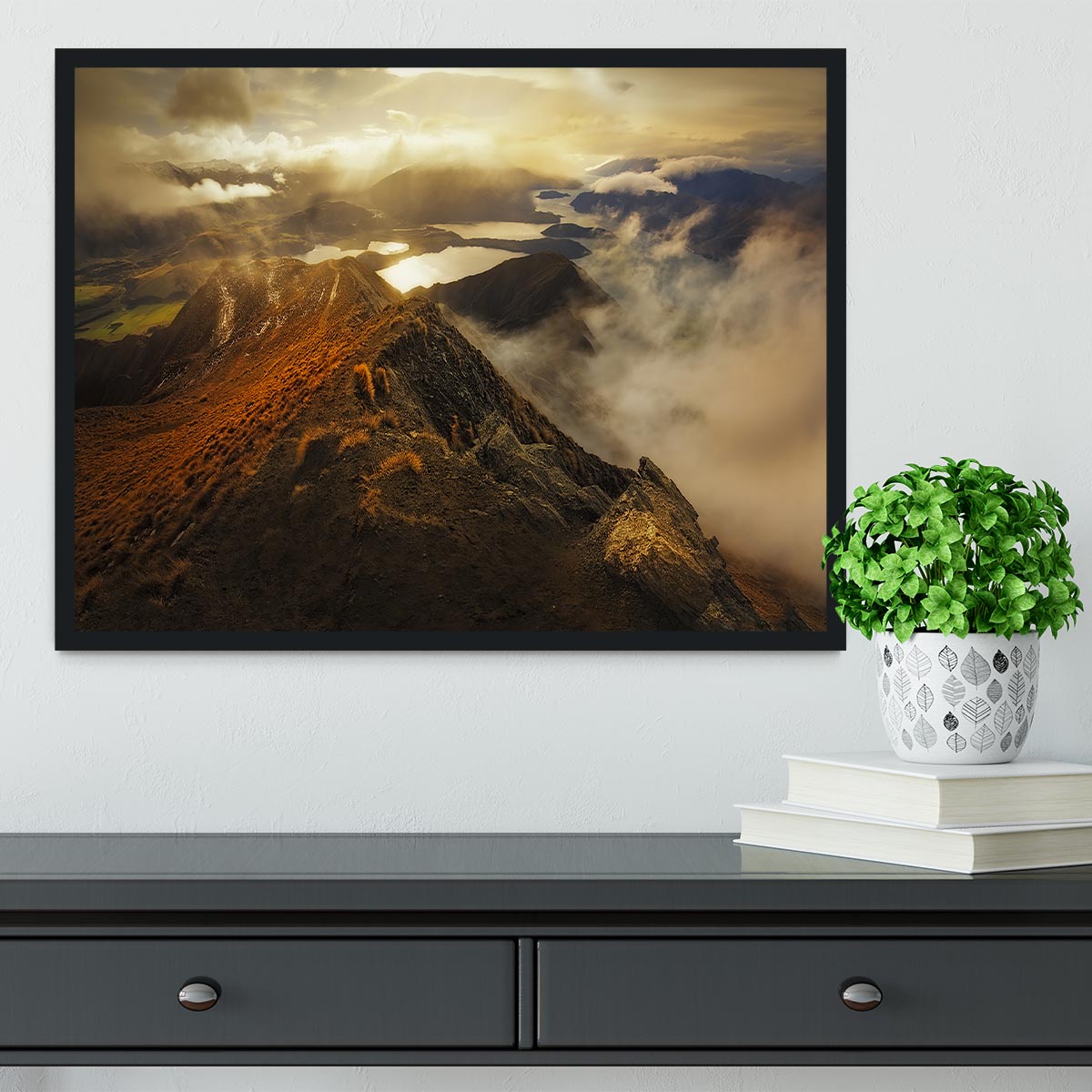 Roy's Peak Framed Print - Canvas Art Rocks - 2