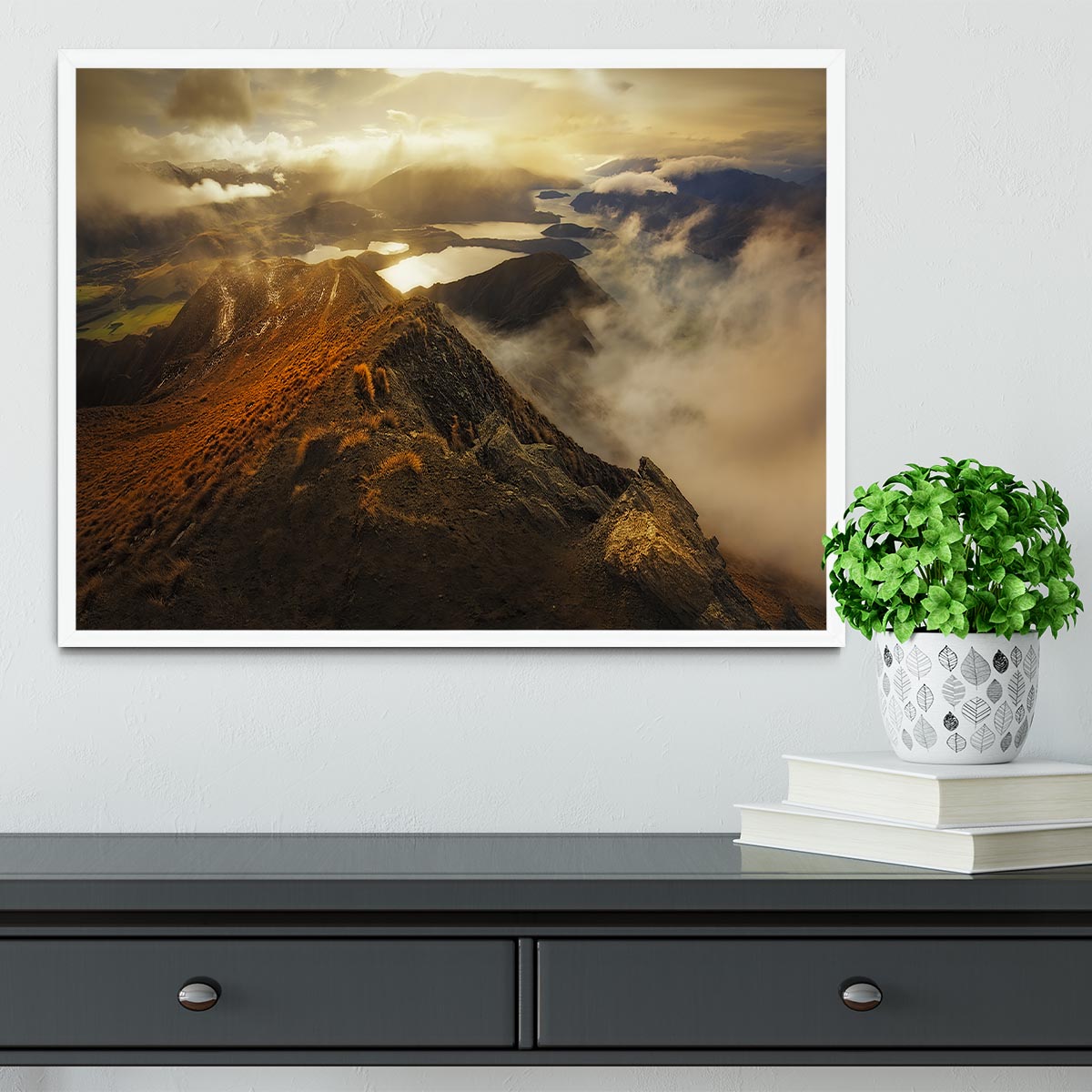 Roy's Peak Framed Print - Canvas Art Rocks -6