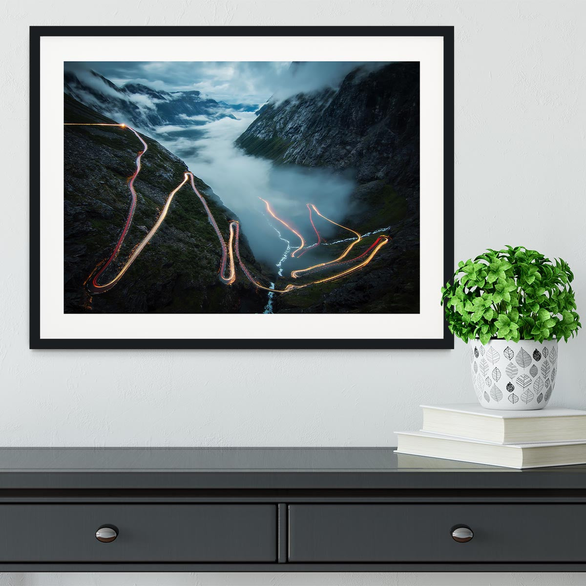 Trollstigen Framed Print - Canvas Art Rocks - 1