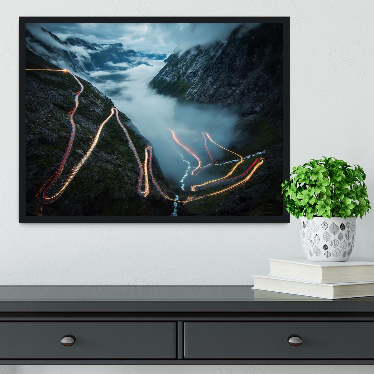 Trollstigen Framed Print - Canvas Art Rocks - 2