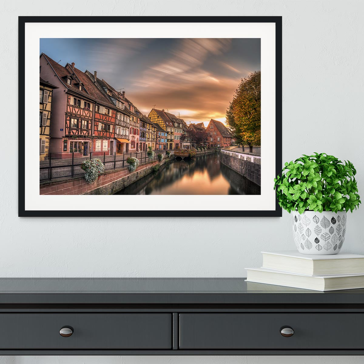 Fall In Colmar Framed Print - Canvas Art Rocks - 1