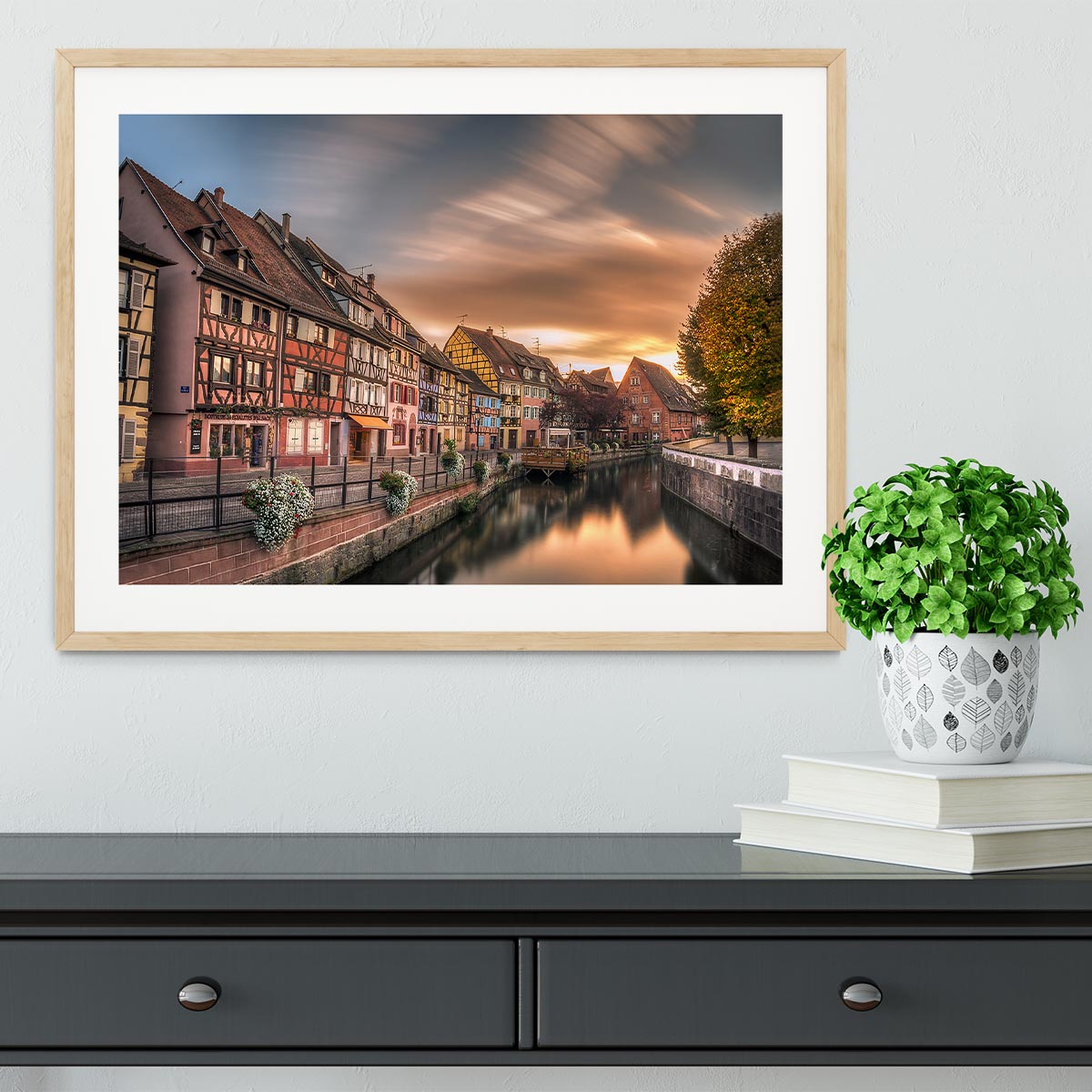 Fall In Colmar Framed Print - Canvas Art Rocks - 3