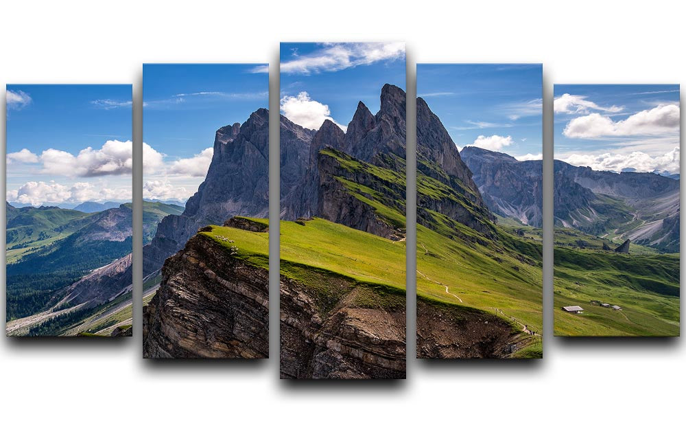 On The Edge 5 Split Panel Canvas - Canvas Art Rocks - 1