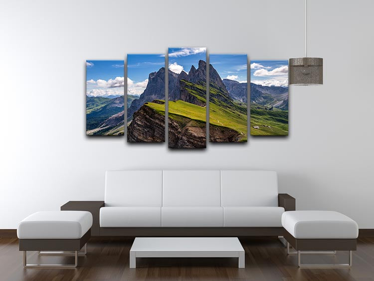 On The Edge 5 Split Panel Canvas - Canvas Art Rocks - 3