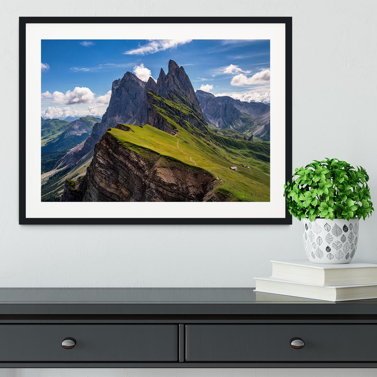 On The Edge Framed Print - Canvas Art Rocks - 1