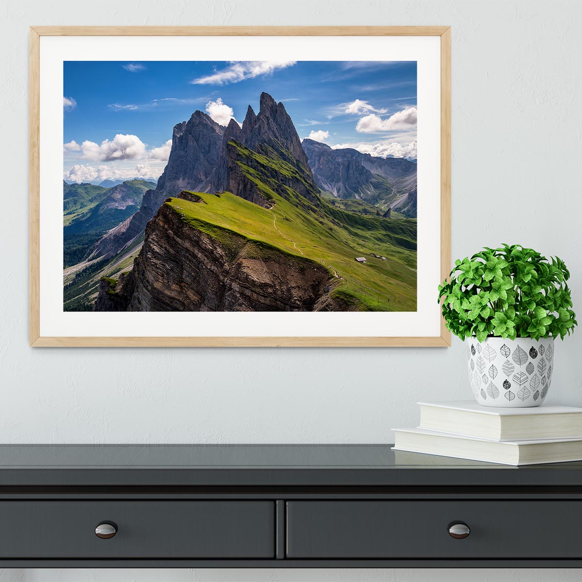 On The Edge Framed Print - Canvas Art Rocks - 3