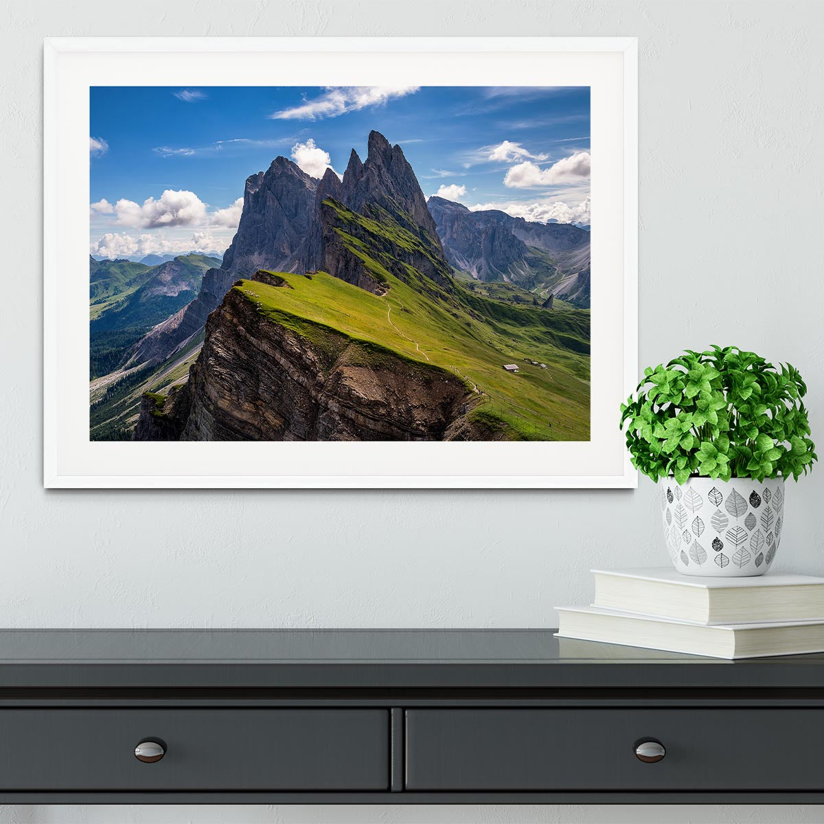 On The Edge Framed Print - Canvas Art Rocks - 5