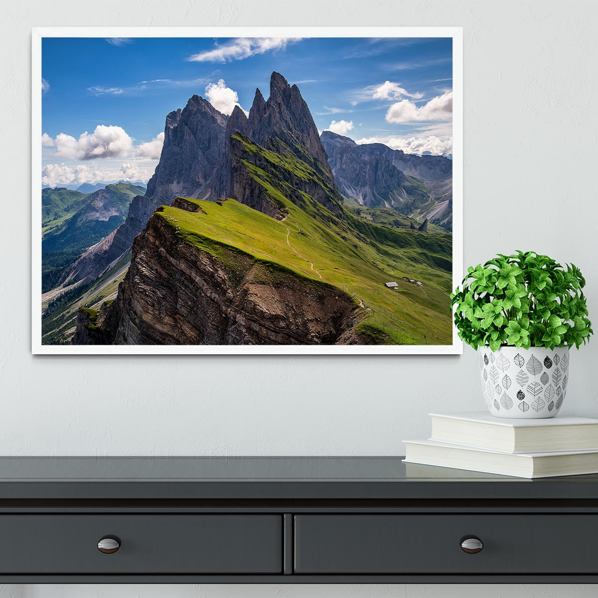 On The Edge Framed Print - Canvas Art Rocks -6