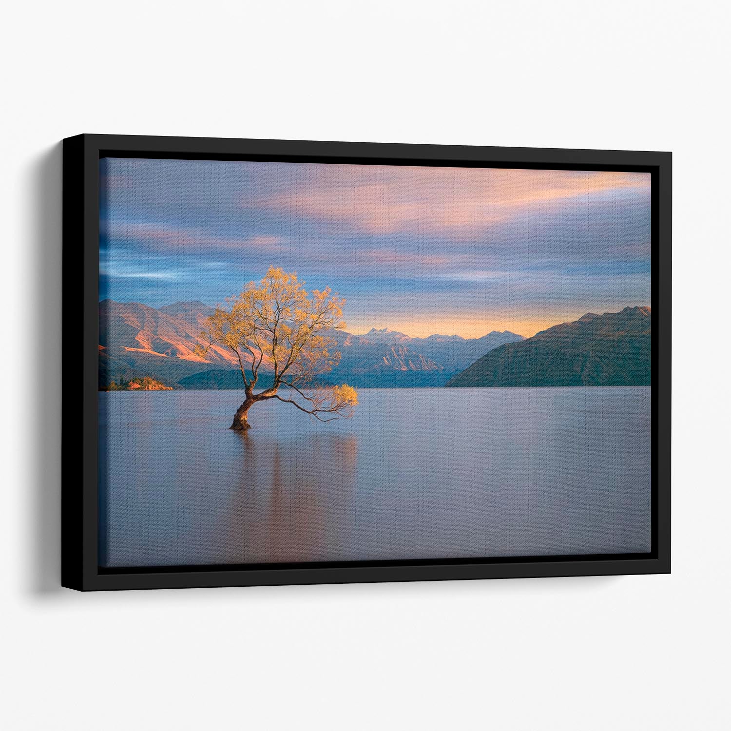 Morning Glow Floating Framed Canvas - Canvas Art Rocks - 1