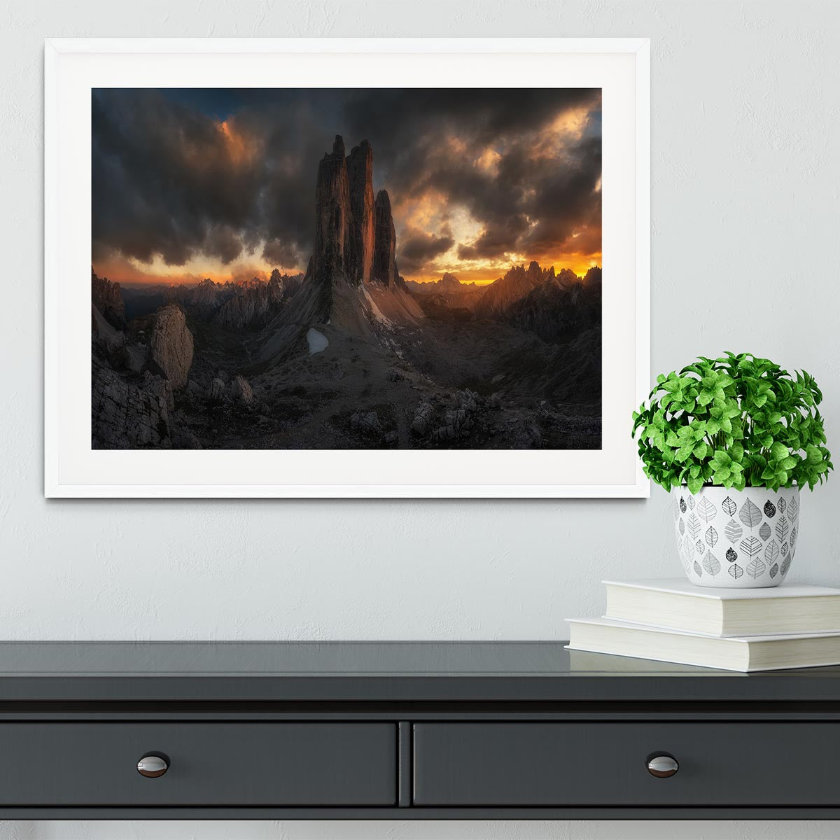 Dolomitas Mountains Framed Print - Canvas Art Rocks - 5