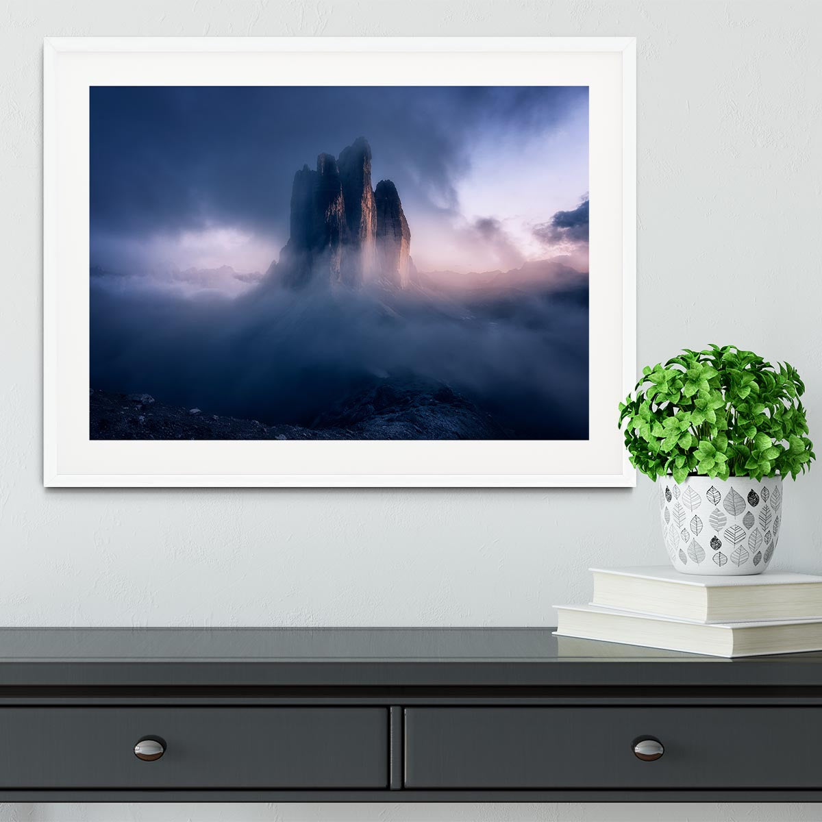 Clody Alps Framed Print - Canvas Art Rocks - 5