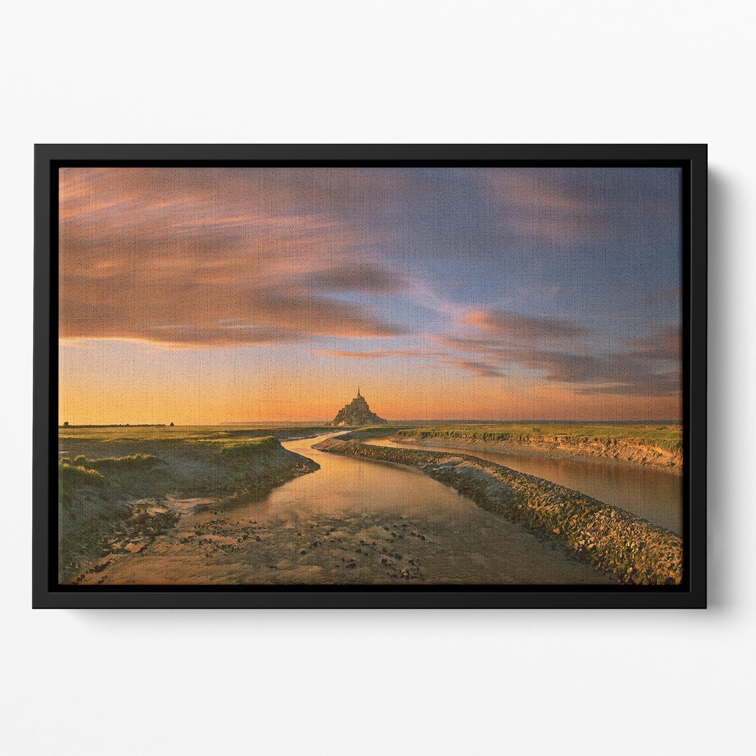 Saint-Michel Floating Framed Canvas - Canvas Art Rocks - 2