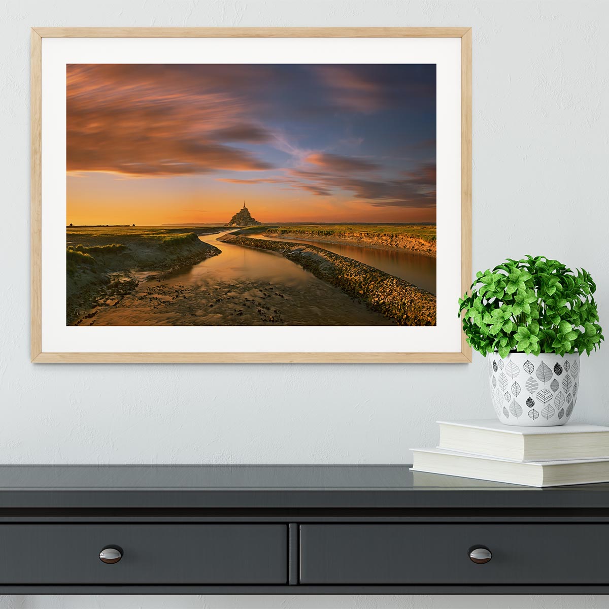 Saint-Michel Framed Print - Canvas Art Rocks - 3