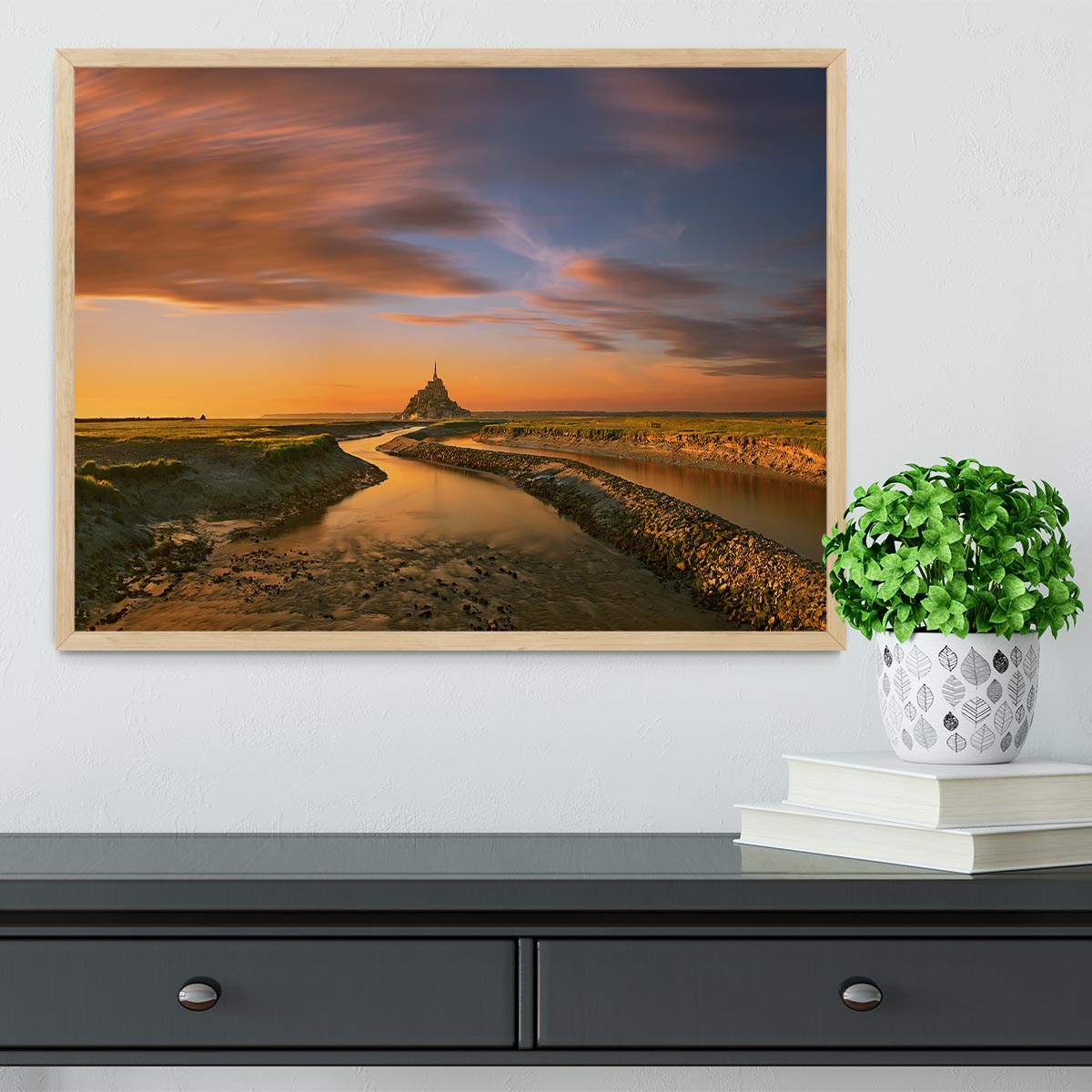 Saint-Michel Framed Print - Canvas Art Rocks - 4