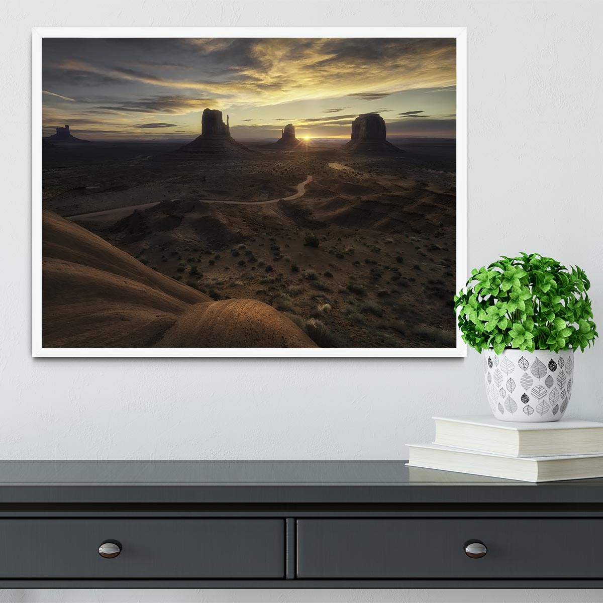 The Landscape Of My Dreams Framed Print - Canvas Art Rocks -6