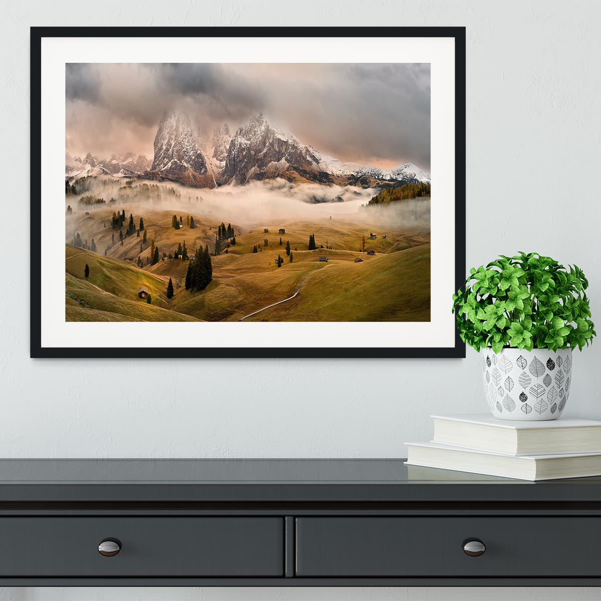 Dolomites Myths Framed Print - Canvas Art Rocks - 1