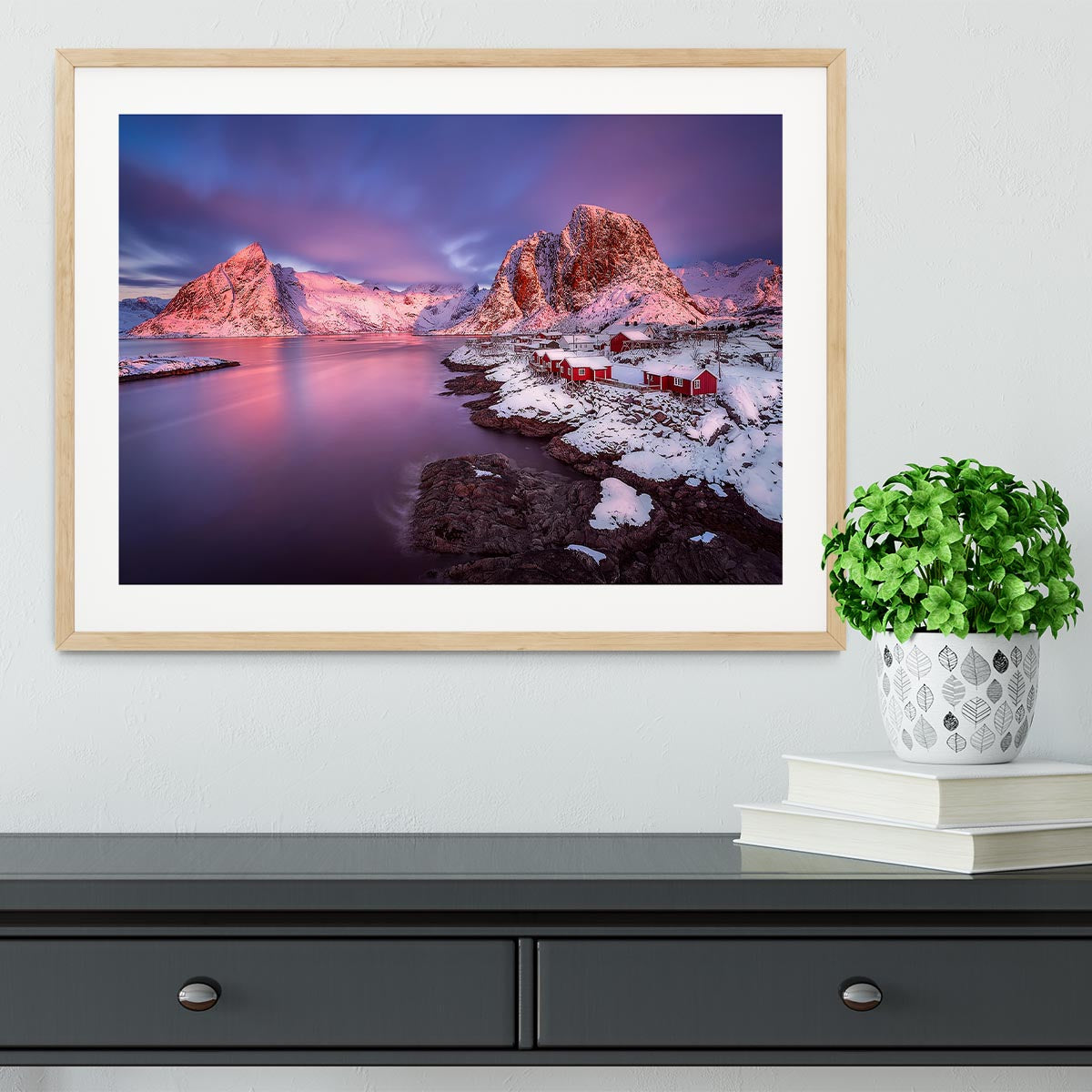 The Snowy Lofoten Framed Print - Canvas Art Rocks - 3