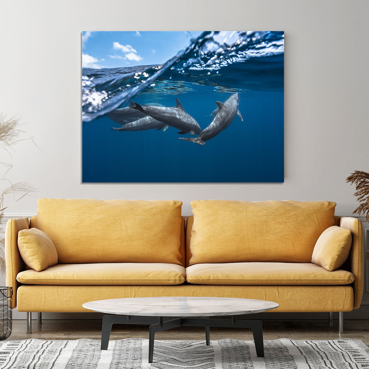 Dolphins Canvas Print or Poster - Canvas Art Rocks - 4