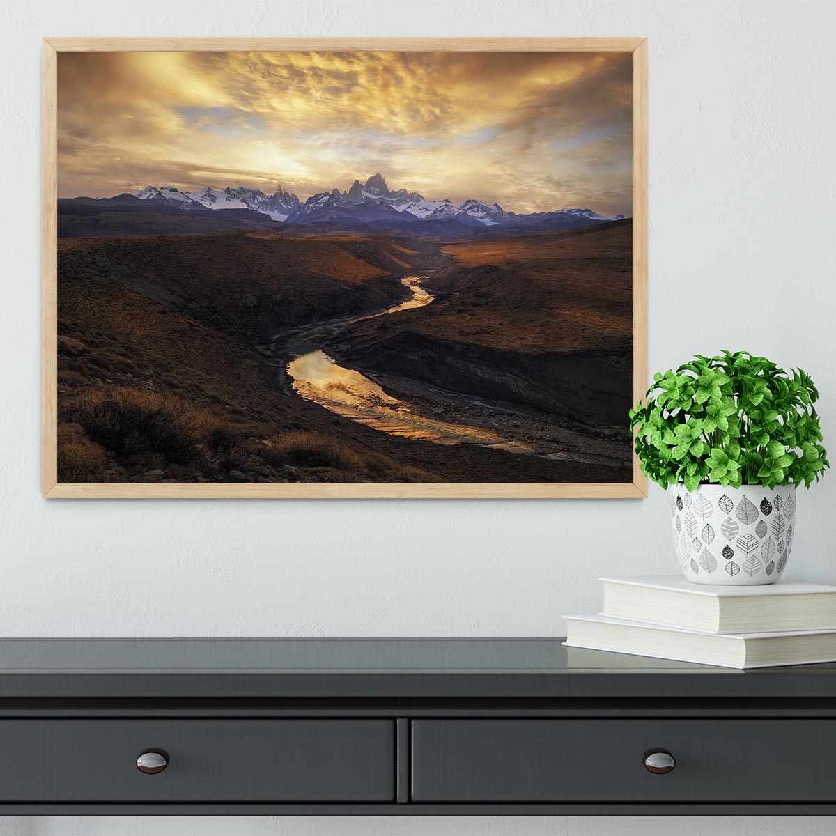 View From The Gorge Framed Print - Canvas Art Rocks - 4